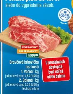 Bravčová krkovička bez kosti