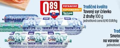 Tradičná kvalita Tavený syr črievko