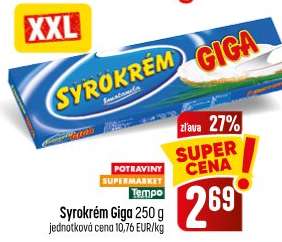 Syrokrém GIGA 250 g