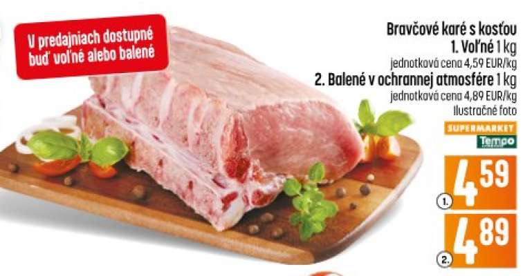 Bravčové karé s kosťou