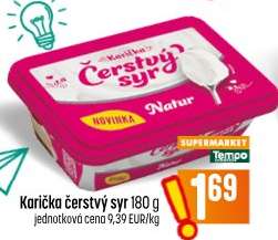 Karička čerstvý syr 180 g