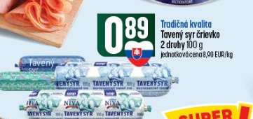 Tradičná kvalita Tavený syr črievko
