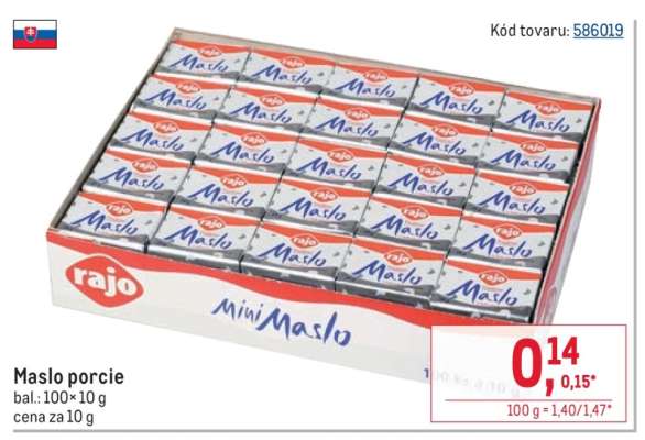 Maslo porcie