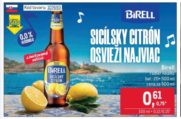 Birell radler nealko