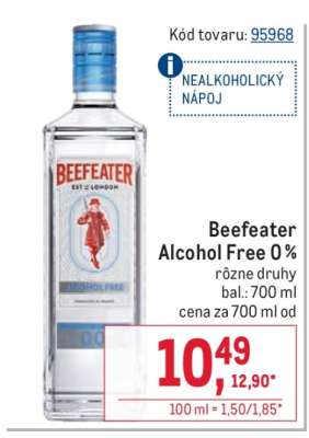 Beefeater Alcohol Free 0 %