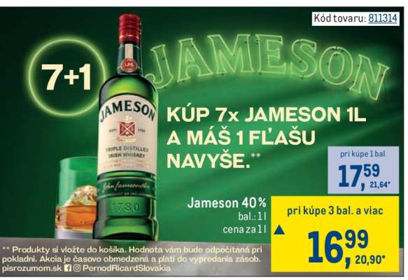 Jameson 40 %