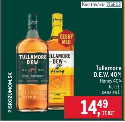 Tullamore D.E.W. 40 %