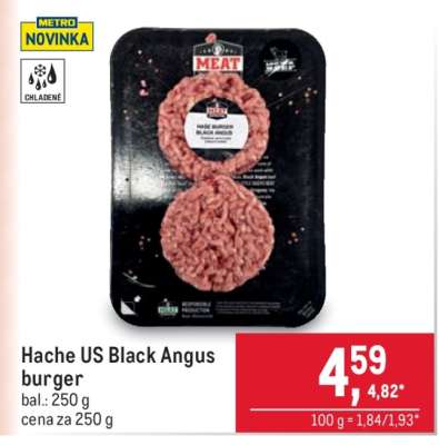 Hache US Black Angus burger