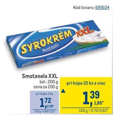 Smotanela XXL