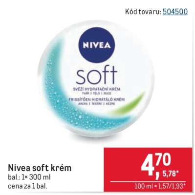 Nivea soft krém