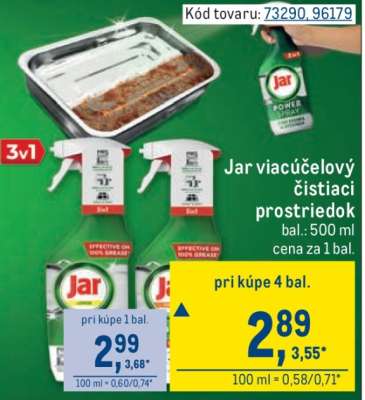 Jar viacúčelový čistiaci prostriedok
