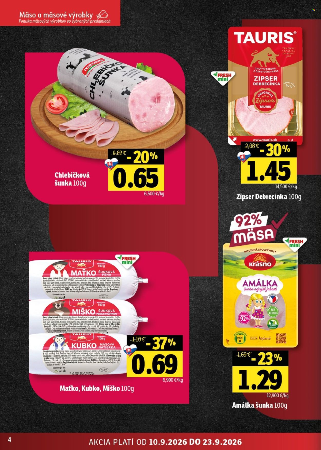 Leták FRESH - 10.9.2026 - 23.9.2026. Strana 4
