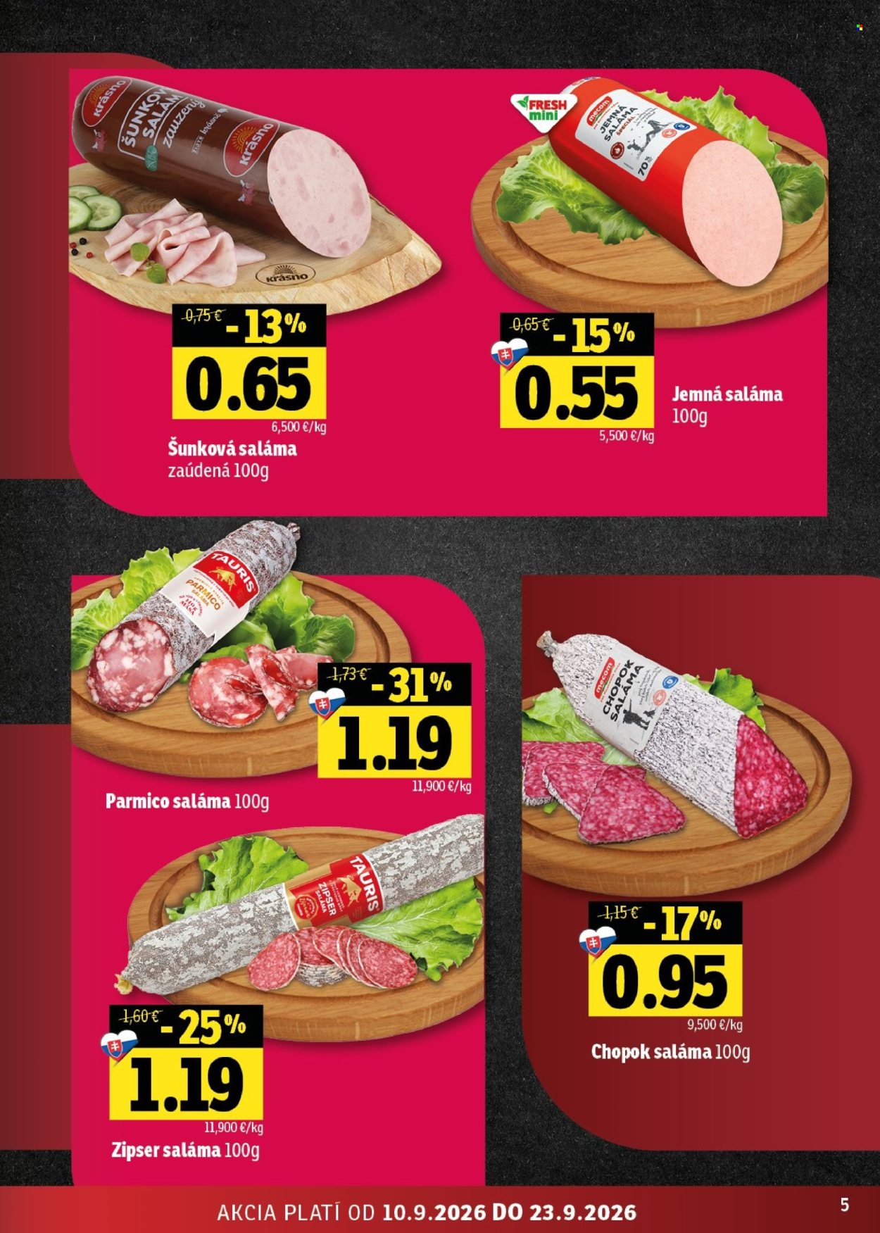 Leták FRESH - 10.9.2026 - 23.9.2026. Strana 5