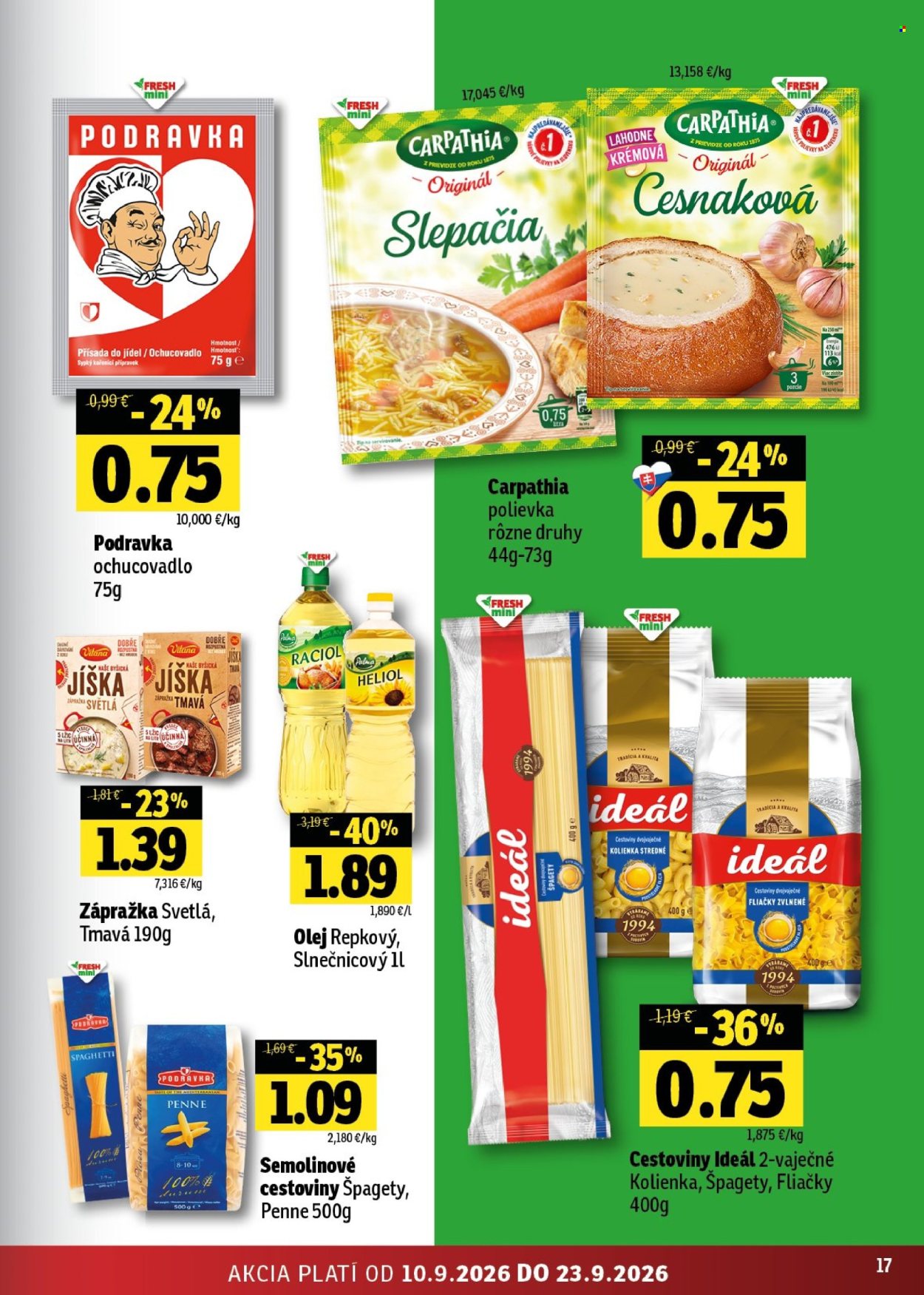 Leták FRESH - 10.9.2026 - 23.9.2026. Strana 17