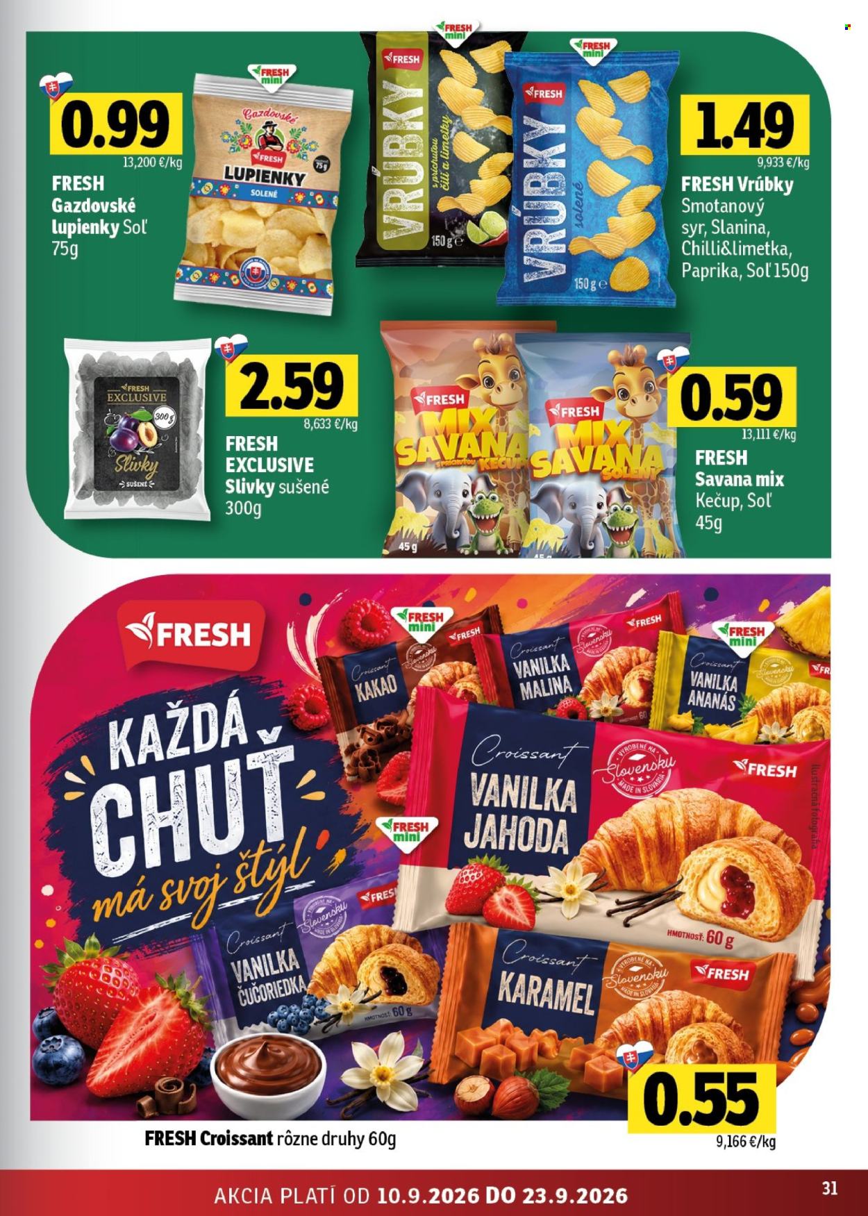Leták FRESH - 10.9.2026 - 23.9.2026. Strana 31