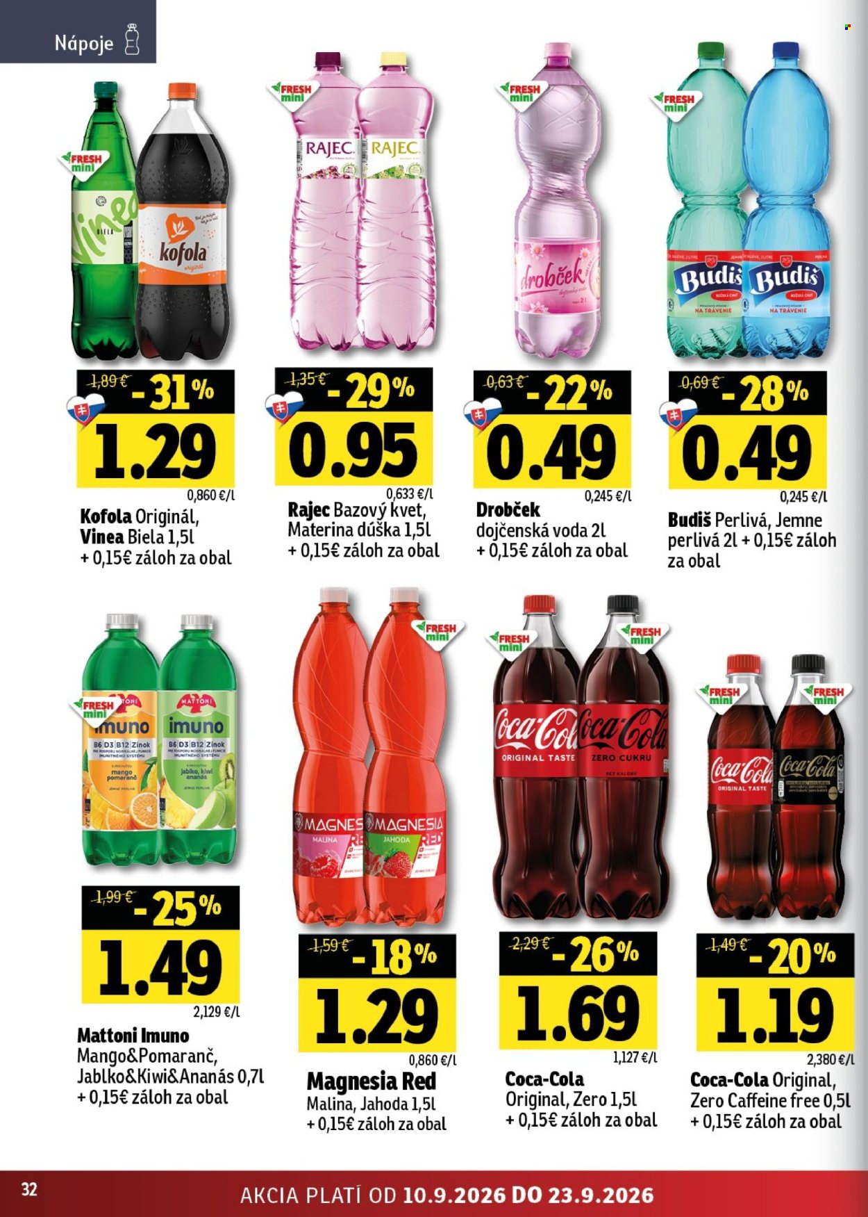 Leták FRESH - 10.9.2026 - 23.9.2026. Strana 32