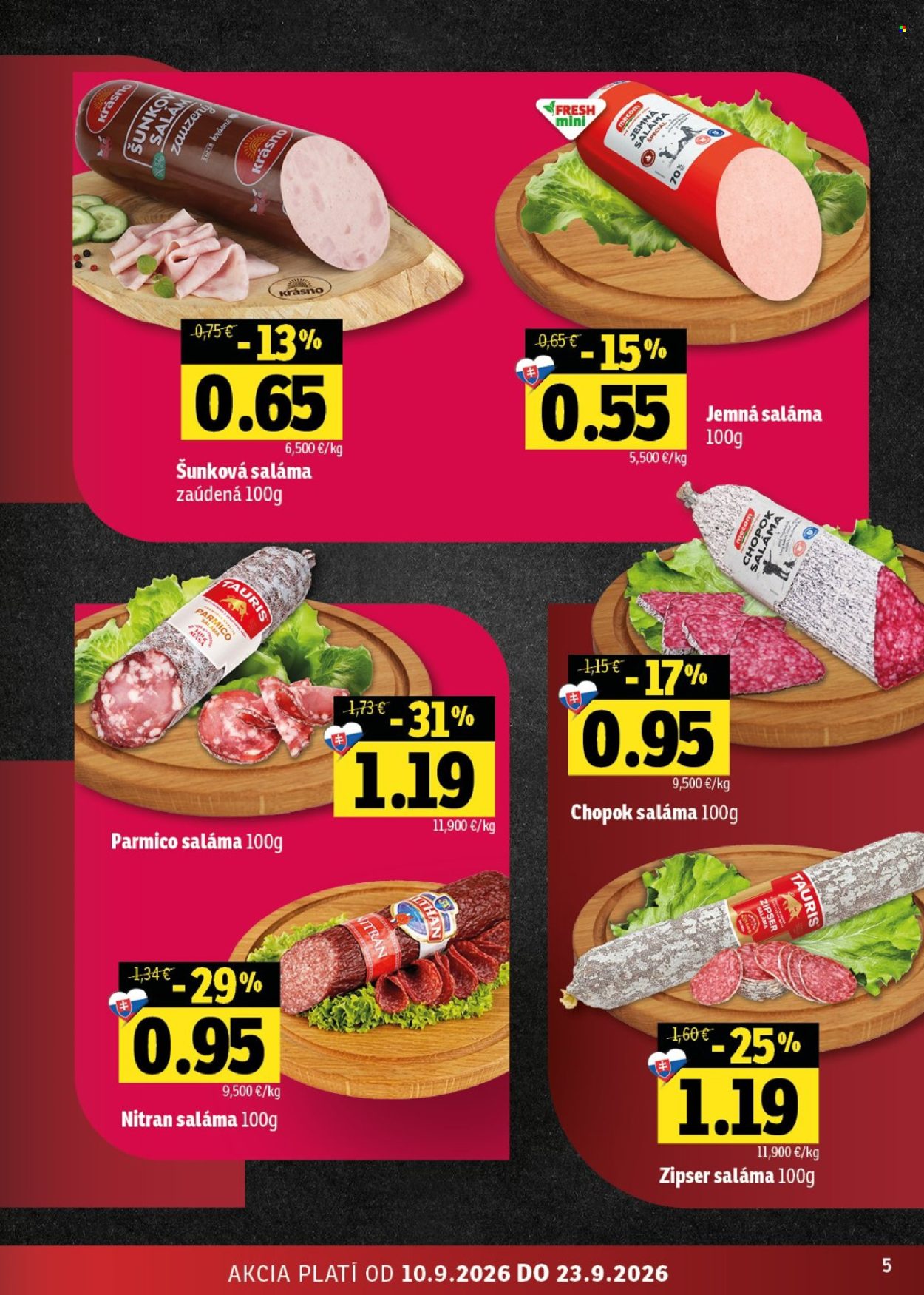 Leták FRESH - 10.9.2026 - 23.9.2026. Strana 5
