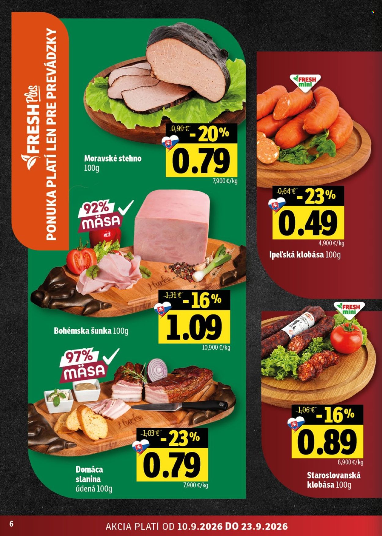Leták FRESH - 10.9.2026 - 23.9.2026. Strana 6
