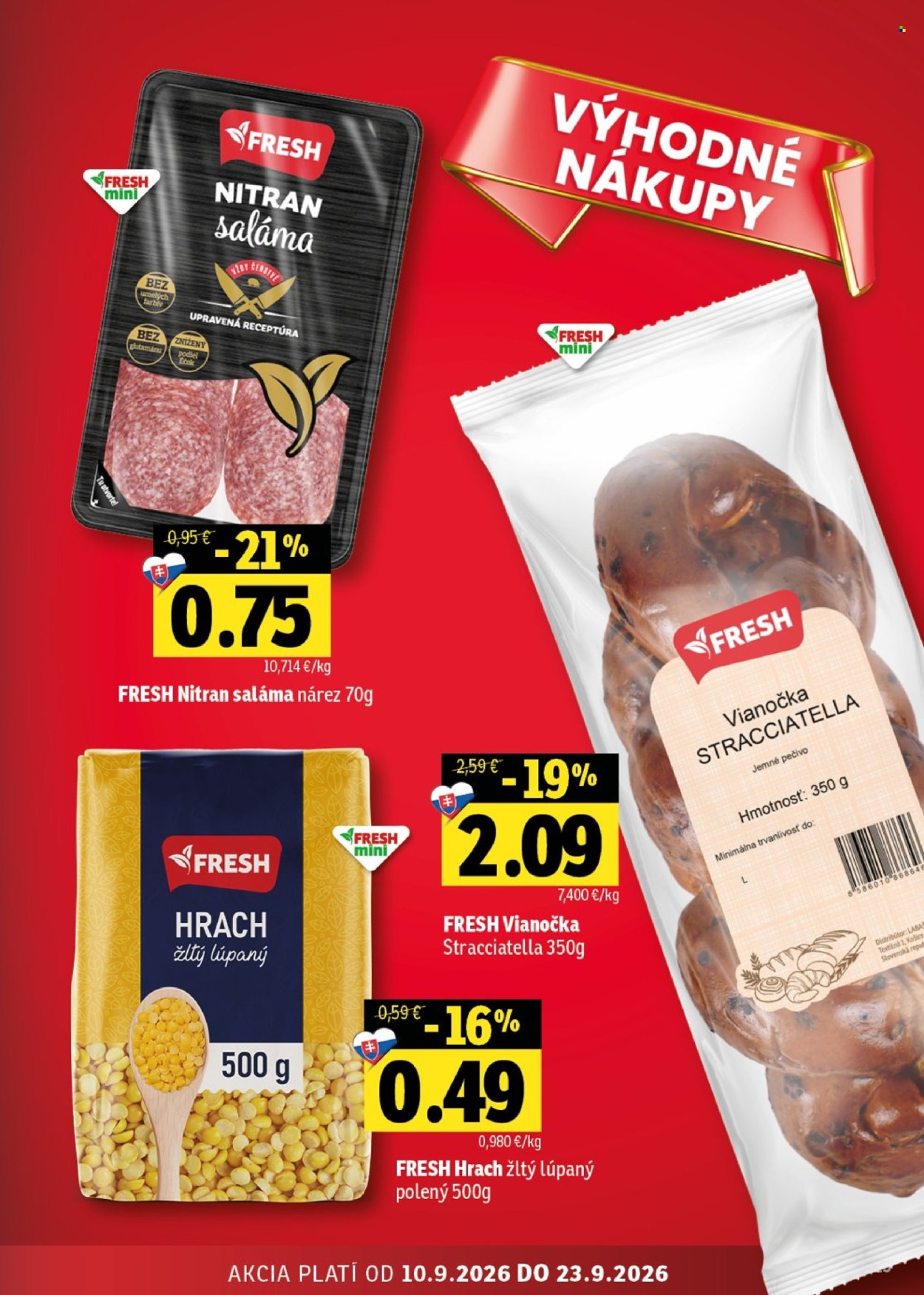 Leták FRESH - 10.9.2026 - 23.9.2026. Strana 25