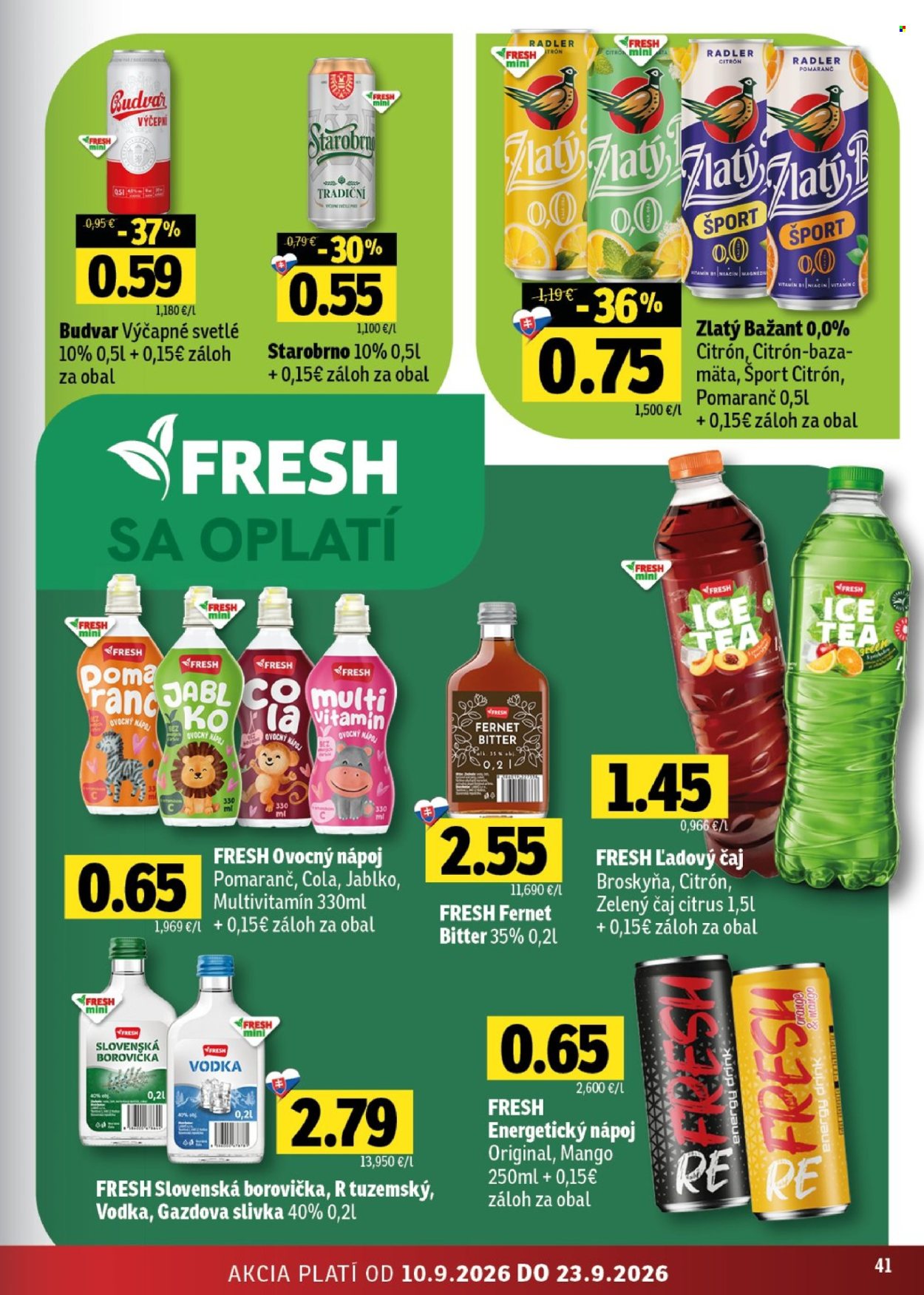 Leták FRESH - 10.9.2026 - 23.9.2026. Strana 41