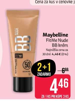 Maybelline FitMe Nude BB krém