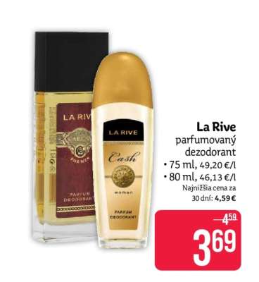 La Rive parfumovaný dezodorant