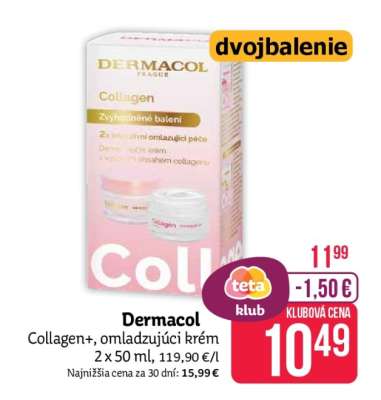 Dermacol Collagen+ omladzujúci krém