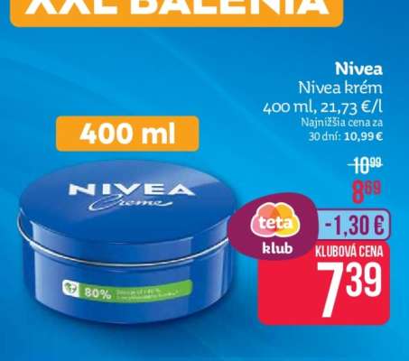 Nivea krém 400 ml