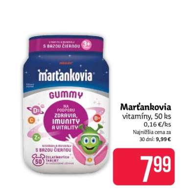 Marťankovia vitamíny, 50 ks