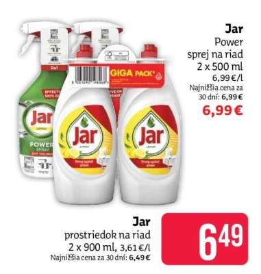 JAR PROSTRIEDOK NA RIAD