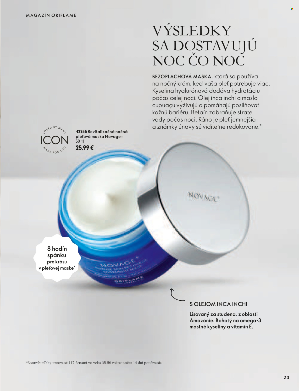 Leták Oriflame - 30.9.2026 - 10.11.2026. Strana 23