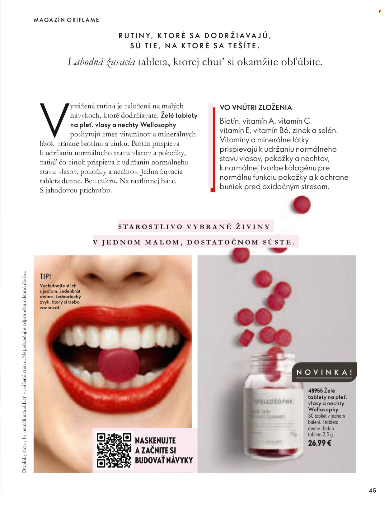 Leták Oriflame - 30.9.2026 - 10.11.2026. Strana 45