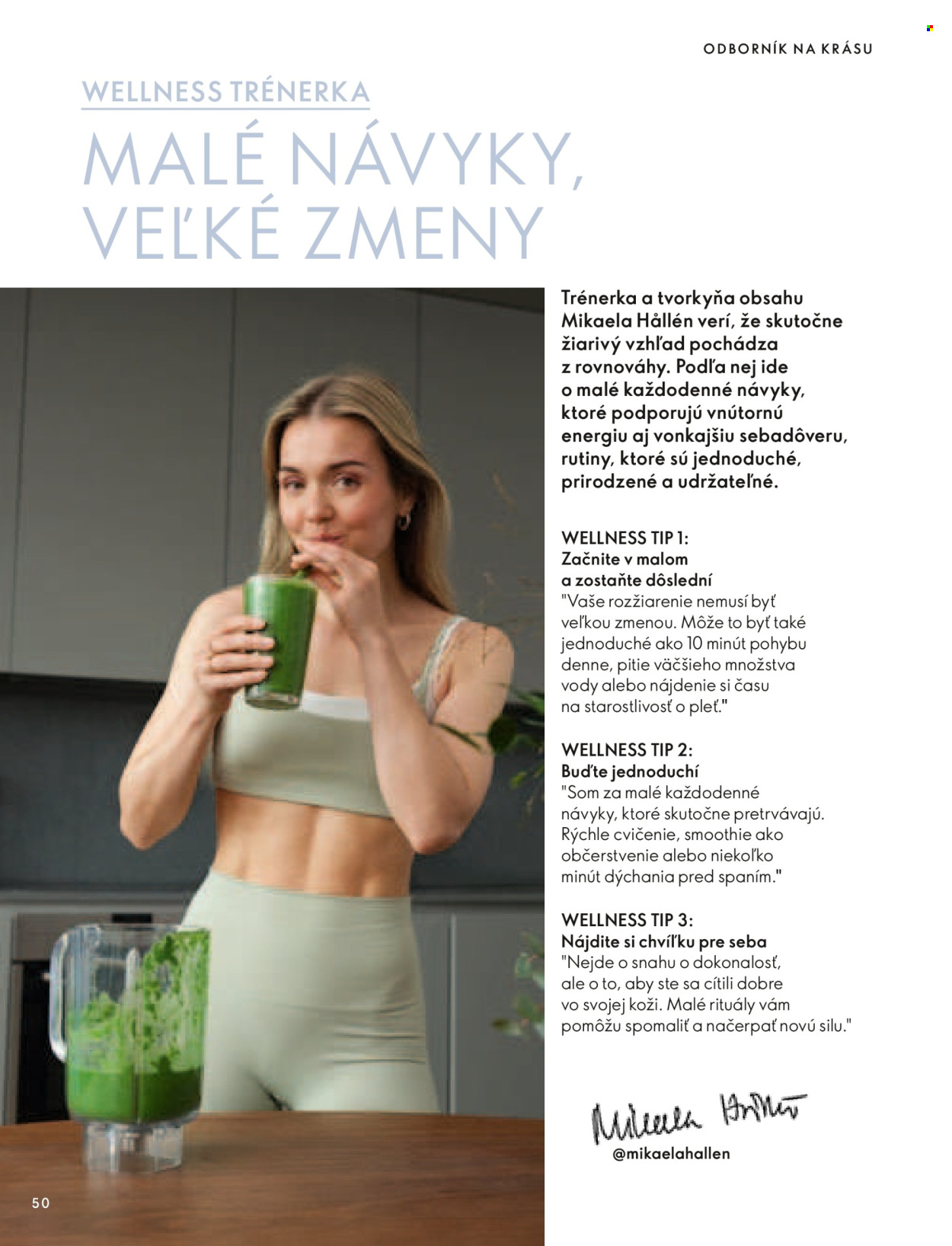 Leták Oriflame - 30.9.2026 - 10.11.2026. Strana 50