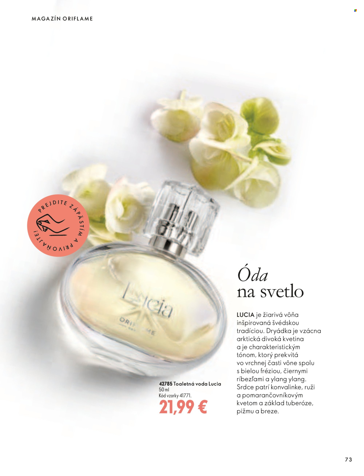 Leták Oriflame - 30.9.2026 - 10.11.2026. Strana 73