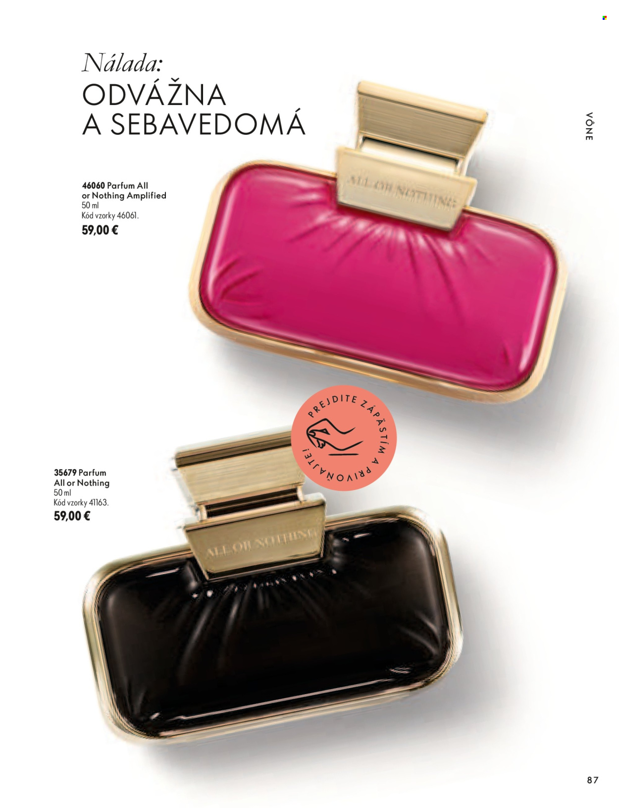 Leták Oriflame - 30.9.2026 - 10.11.2026. Strana 87