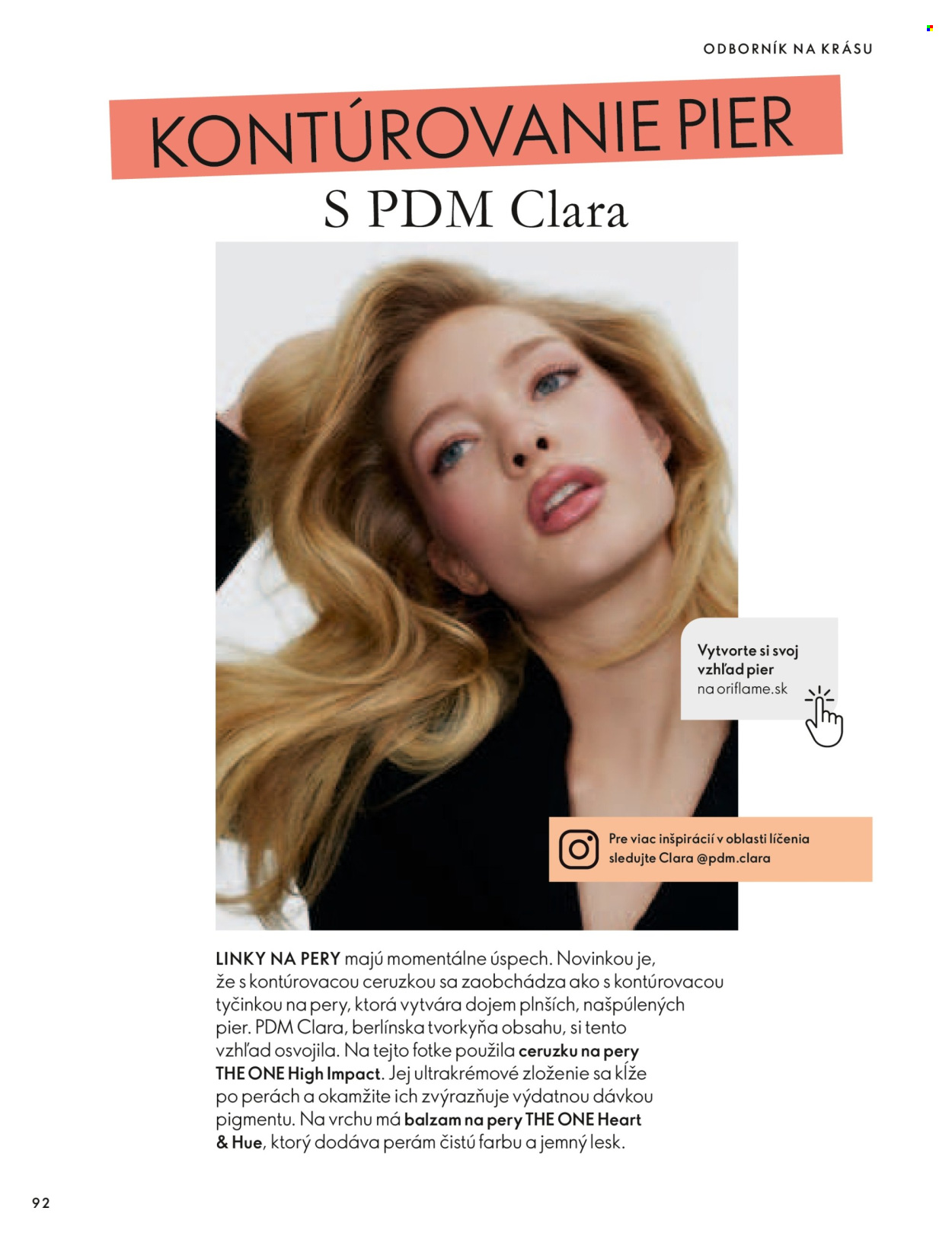 Leták Oriflame - 30.9.2026 - 10.11.2026. Strana 92