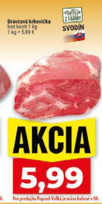 Bravčová krkovička bez kosti