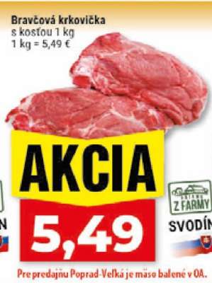 Bravčová krkovička s kosťou