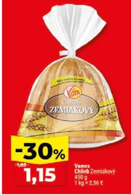 Vamex Chlieb Zemiakový