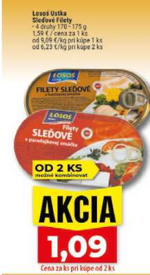 Łosoś Ustka Sledové Filety