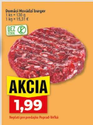 Domáci Hovädzí burger