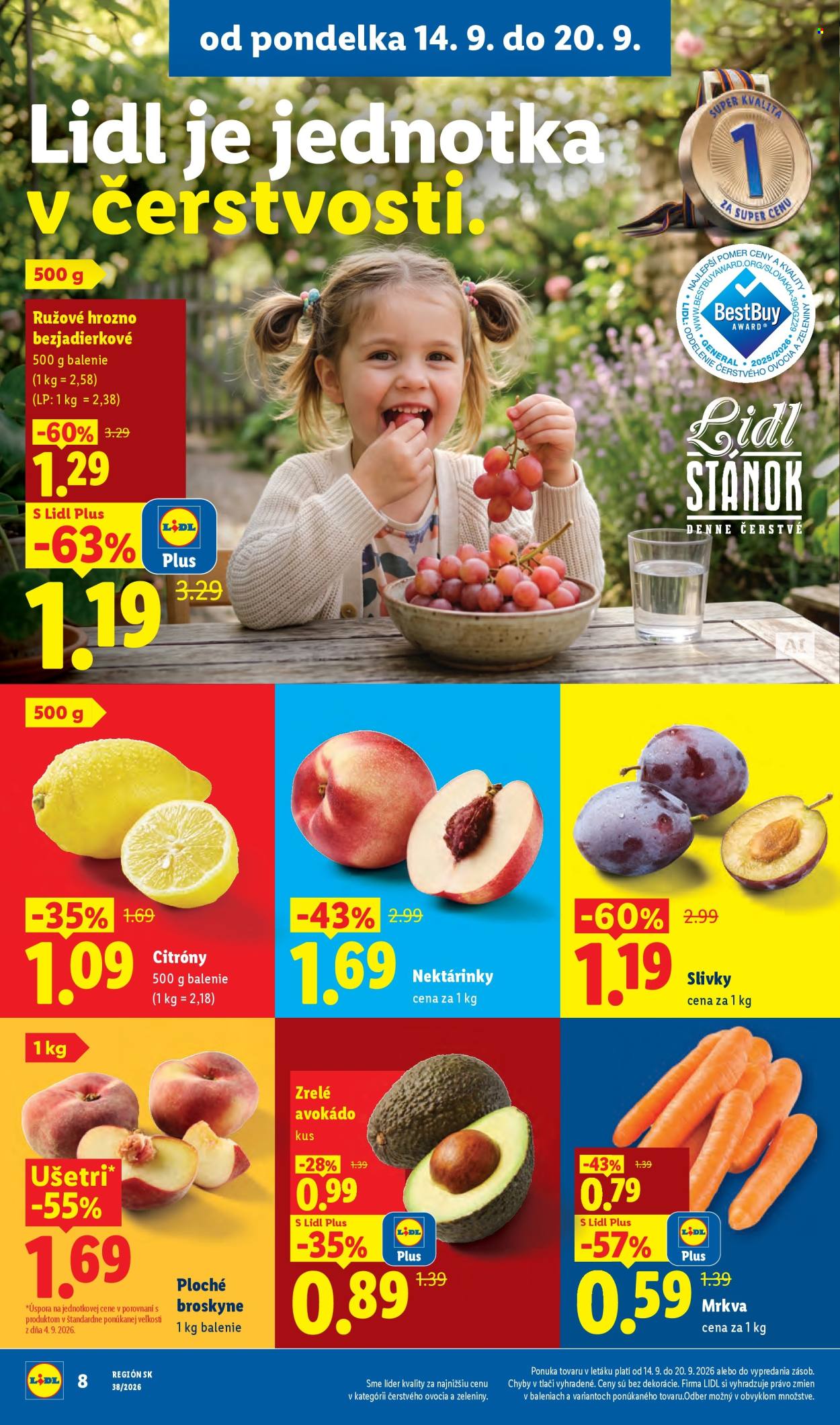 Leták Lidl - 14.9.2026 - 20.9.2026. Strana 14