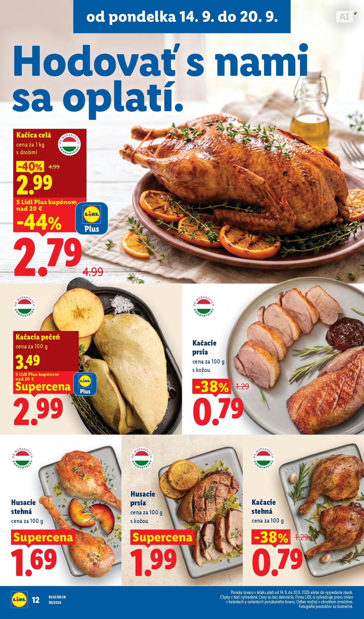 Leták Lidl - 14.9.2026 - 20.9.2026. Strana 18