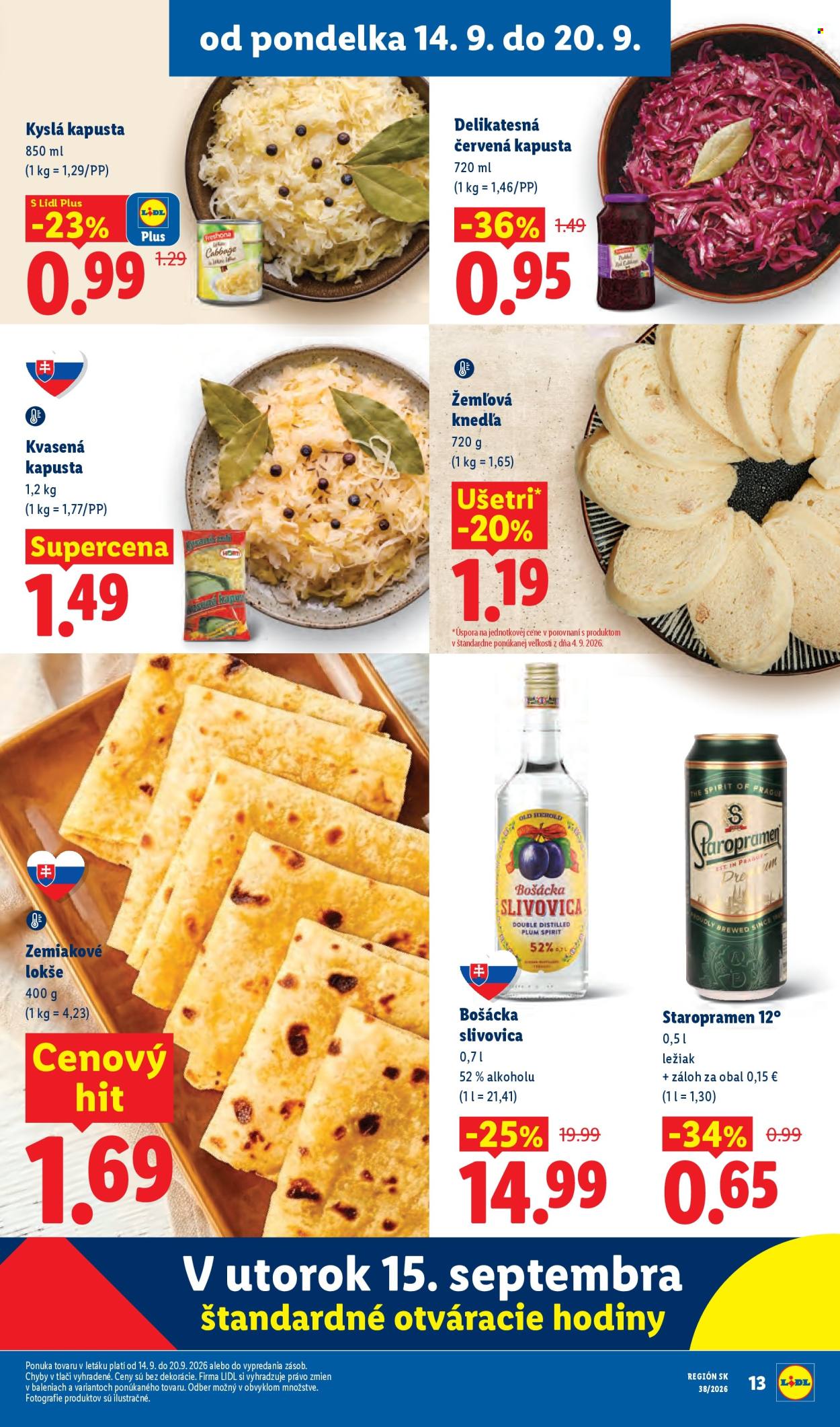 Leták Lidl - 14.9.2026 - 20.9.2026. Strana 19