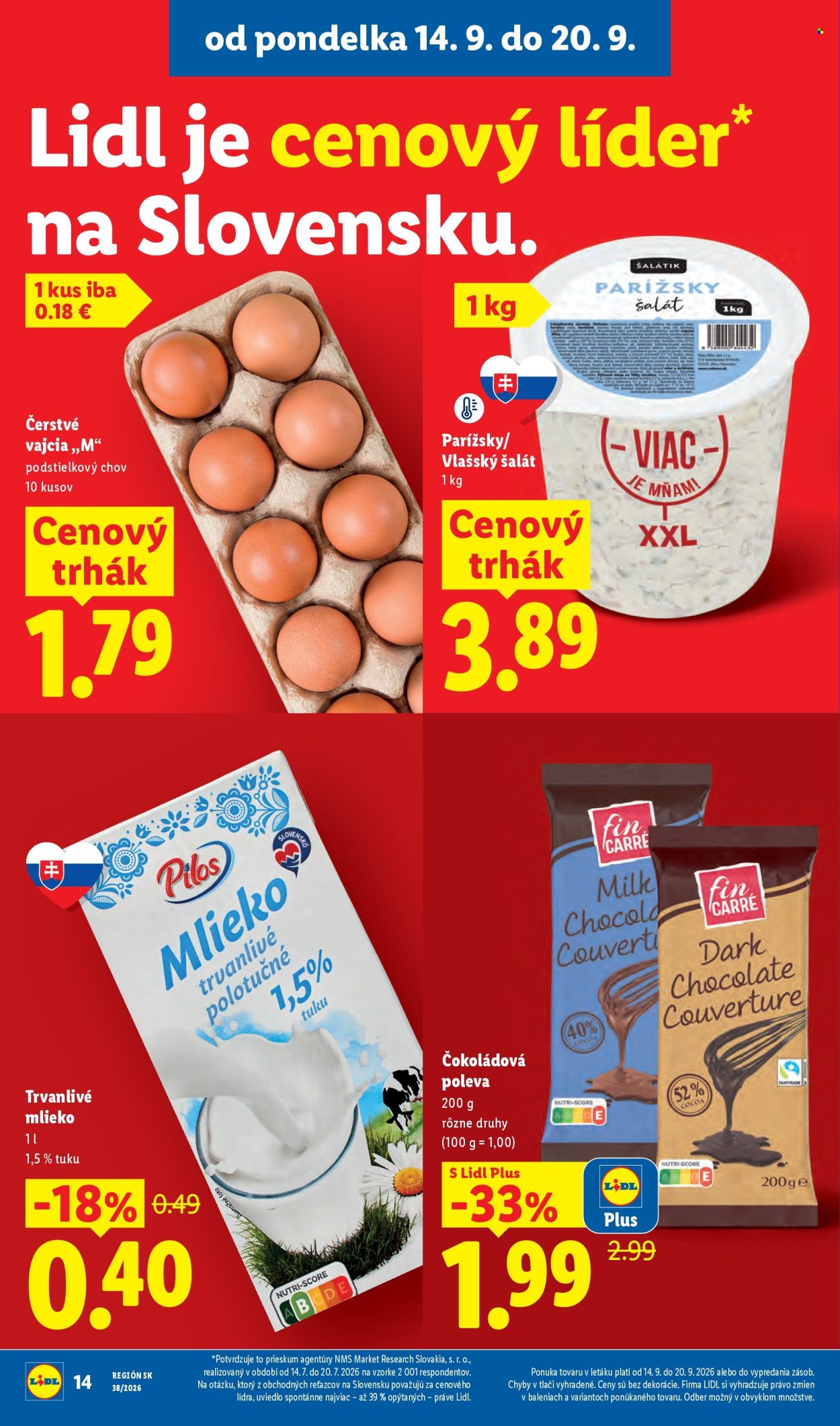 Leták Lidl - 14.9.2026 - 20.9.2026. Strana 20