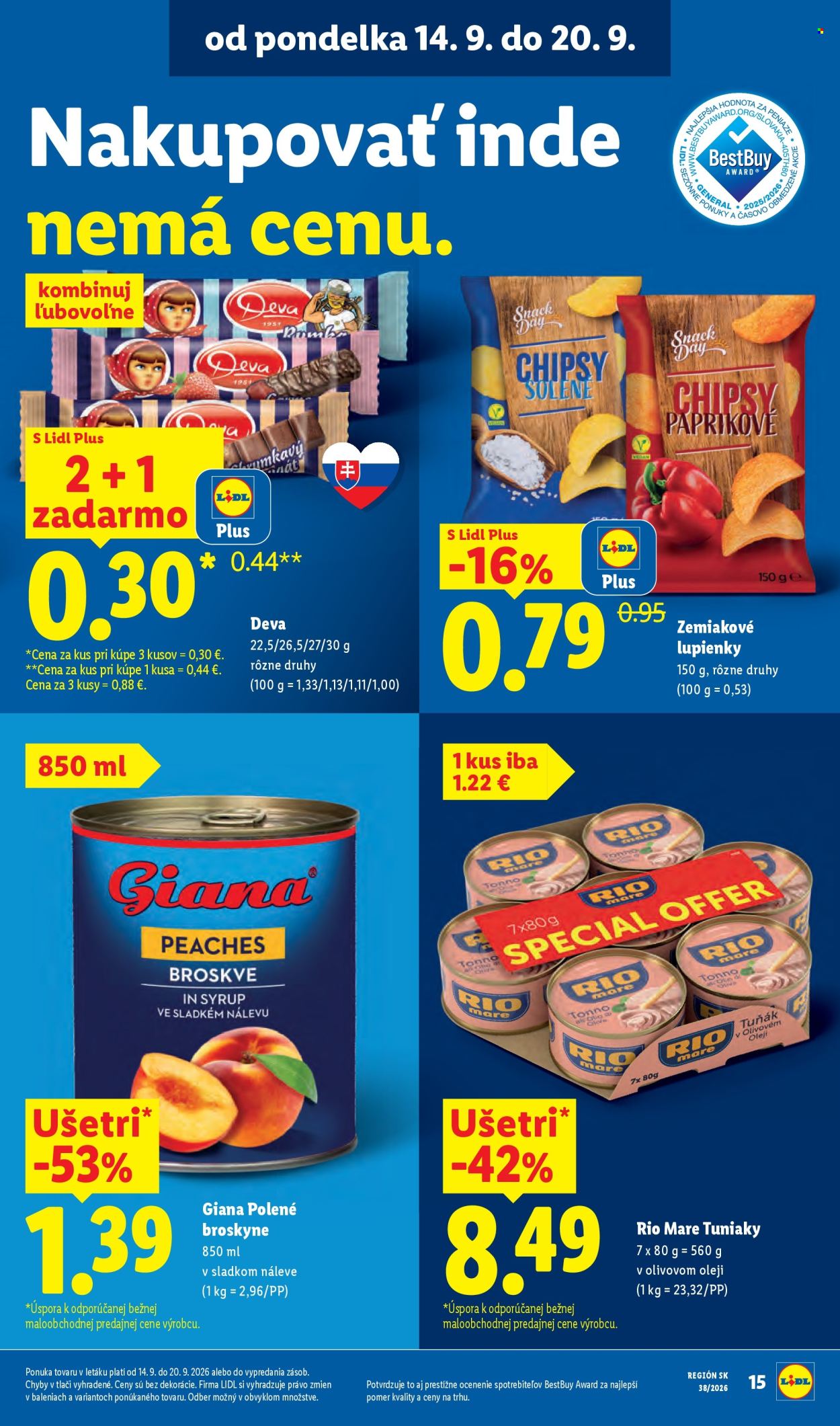 Leták Lidl - 14.9.2026 - 20.9.2026. Strana 21