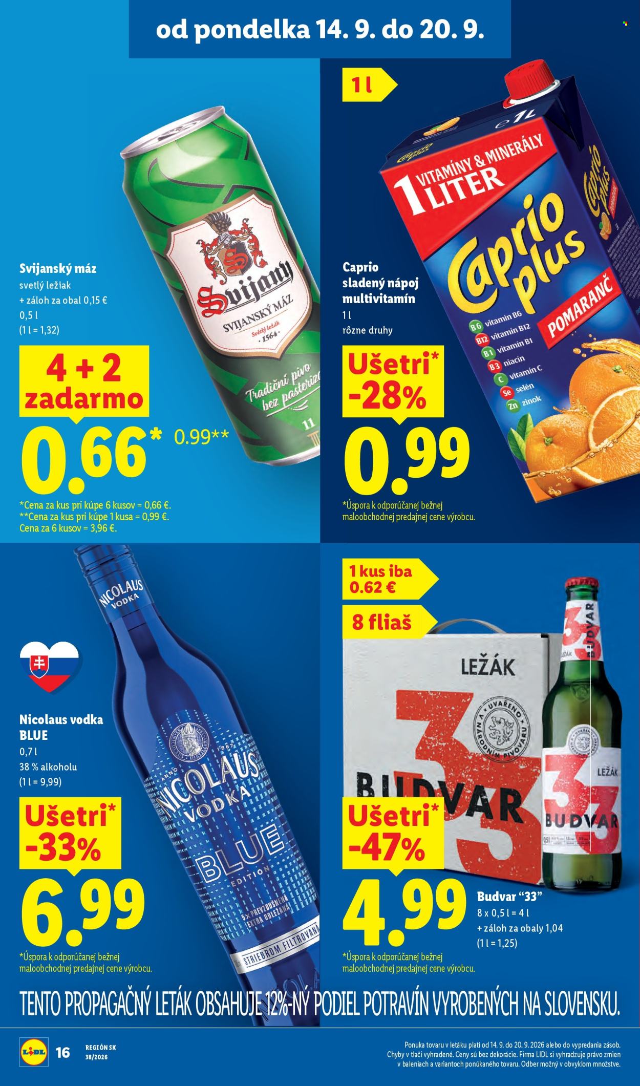 Leták Lidl - 14.9.2026 - 20.9.2026. Strana 22