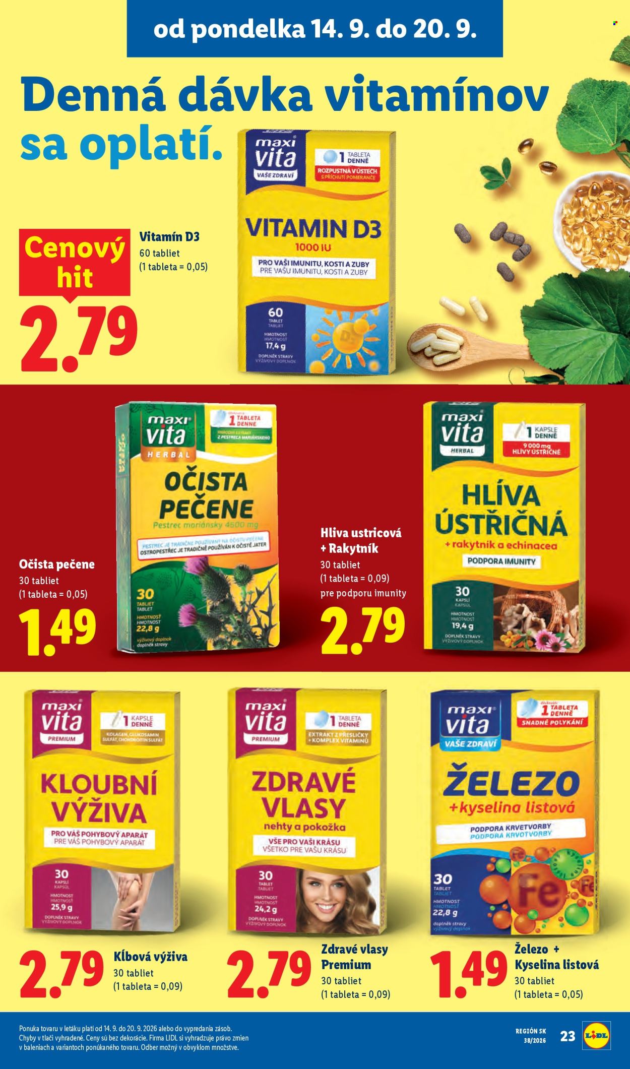 Leták Lidl - 14.9.2026 - 20.9.2026. Strana 34