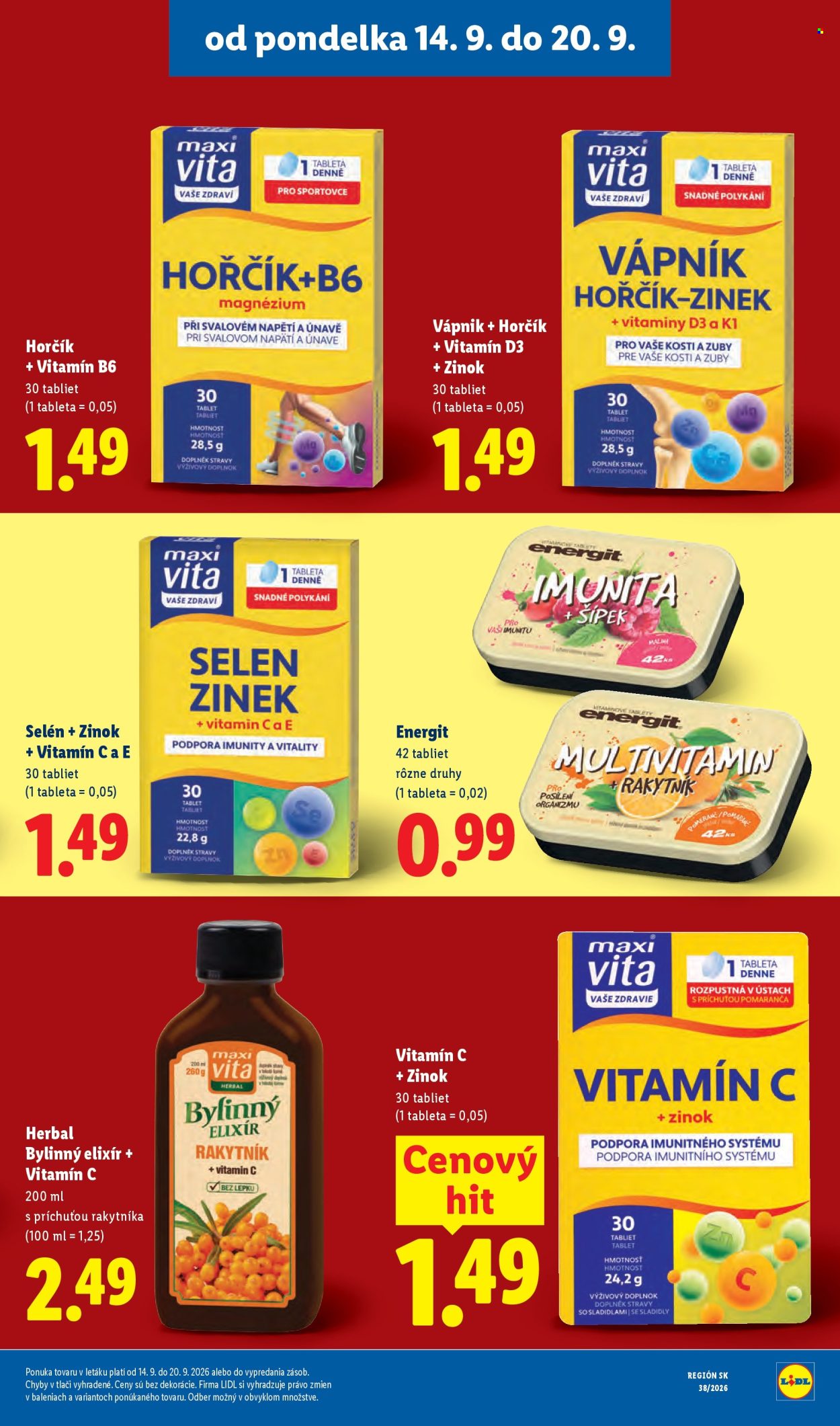 Leták Lidl - 14.9.2026 - 20.9.2026. Strana 35