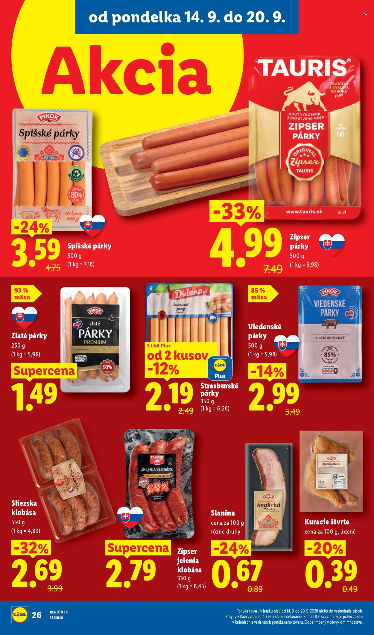Leták Lidl - 14.9.2026 - 20.9.2026. Strana 36